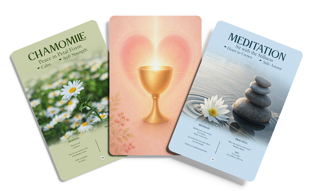 Healing Discovery card mockup